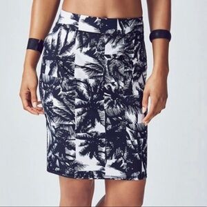 Fabletics Cora Tropical Printed Compression Pencil Skirt S